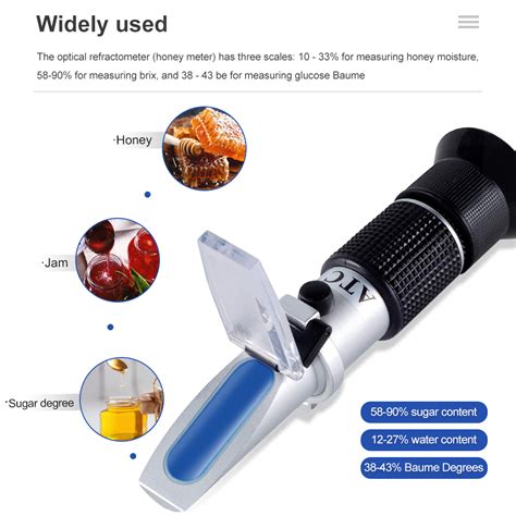 refractometer 58-92 brix 12-26 honey|Using Brix Refractometer for Honey .